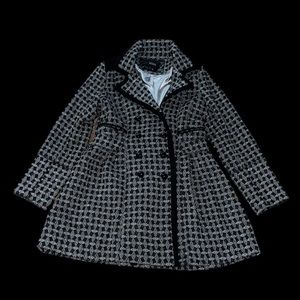XOXO Black & White Coat